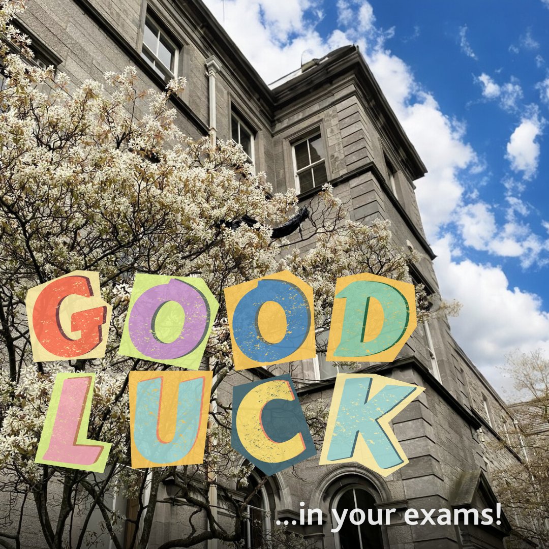 All the best to students sitting exams at @MarinoInstitute over the next few weeks