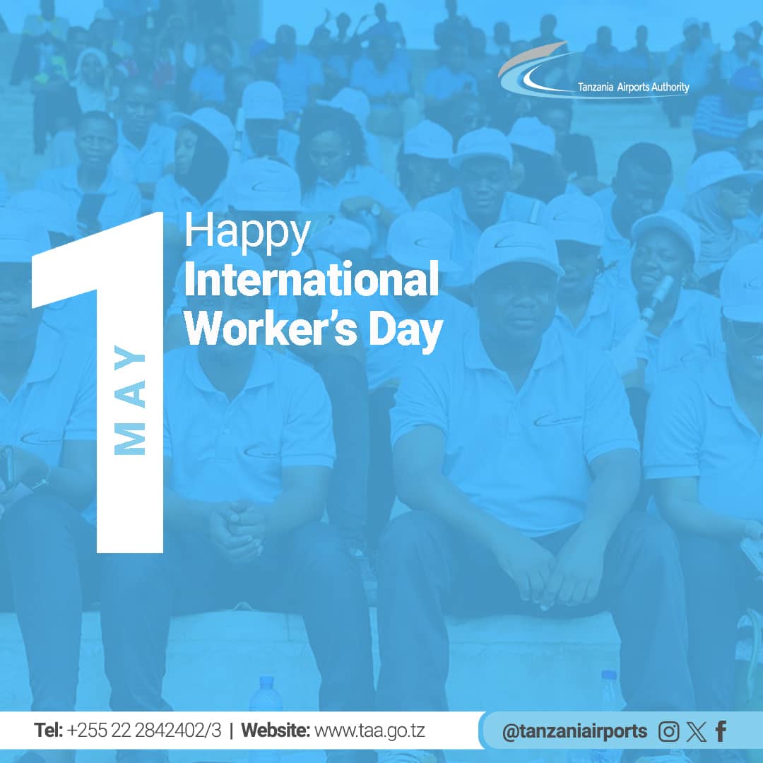 Heri ya Siku ya Wafanyakazi Duniani !
#happyworkersday #sikuyawafanyakaziduniani