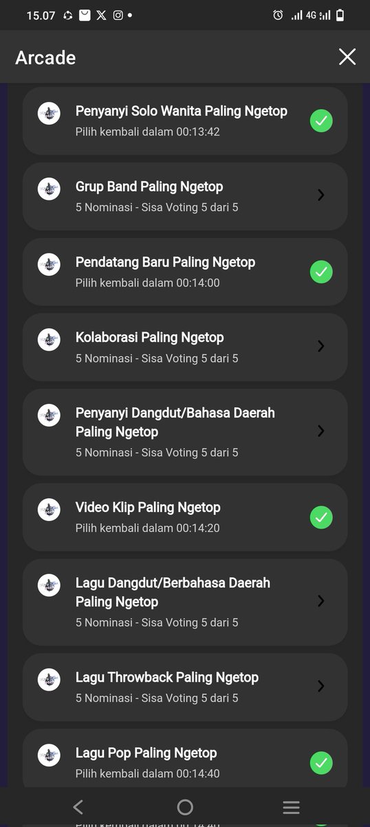 Salmine, ayok vote dulu 🔥