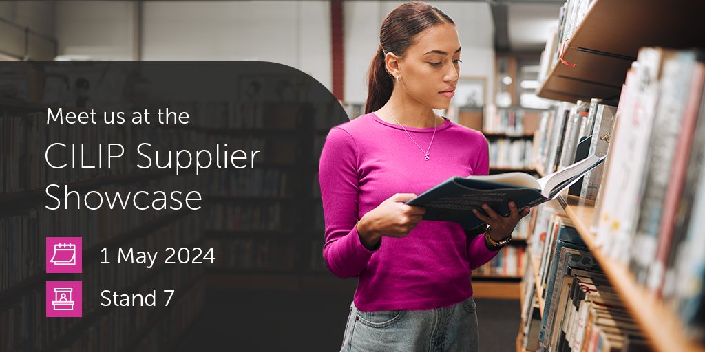 CivicaUK's tweet image. We’re exhibiting at CILIP Supplier Showcase 2024 today.

Stop by stand 7 to discover how you can provide an exceptional service to your library community.

Not attending? Get in touch to find out more: ow.ly/rbgO50Rsrnt

#Civica  #LibraryManagement #CILIP2024 @CILIPinfo