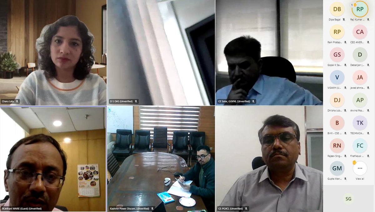 #ClimatePolicy #NewThread

Earlier this week, The Association of Renewable Energy Agencies of States, @mnreindia in partnership with @NRDC hosted a virtual roundtable on PM Surya Ghar: Mufti Bijli Yojna.

#Renewables #RenewableEnergy #CleanEnergy #Solar #SolarEnergy #CleanTech