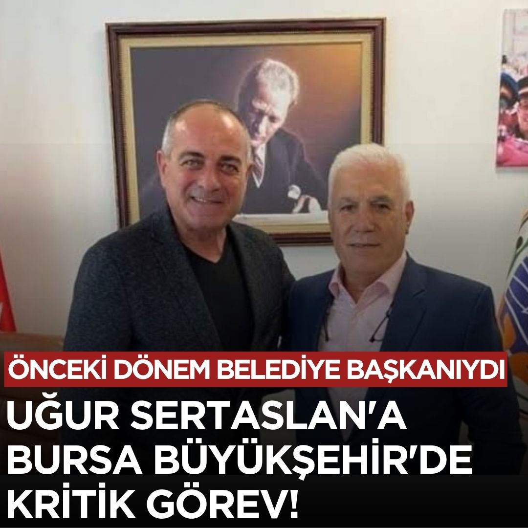 Uğur Sertaslan'a Bursa Büyükşehir'de kritik görev!
webursa.com/bursa/ugur-ser…