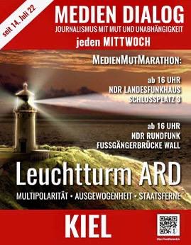 Heute! 16:00 Uhr Mahnwache beim NDR-Landesfunkhaus

Wir stehen ein für aufrichtigen, multipolaren Journalismus.