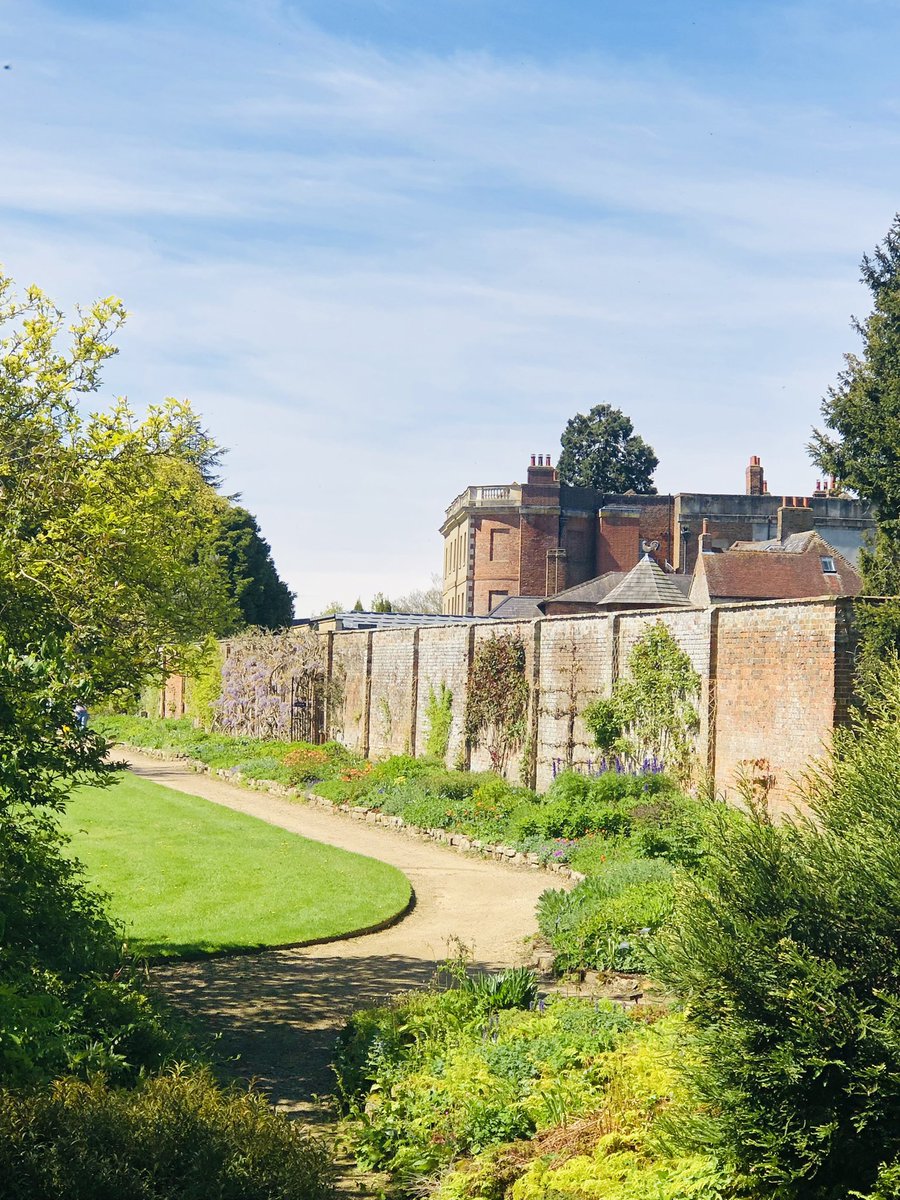 The herbaceous border @waterperry is looking full of promise.