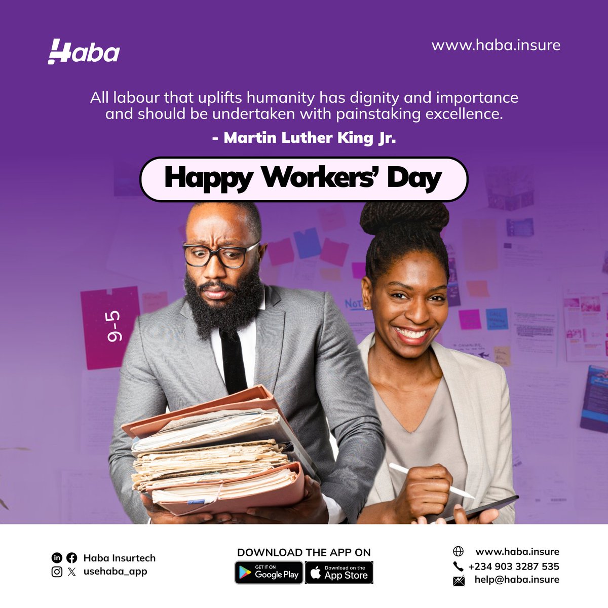 Happy workers day

Happy Workers Day! Today, we celebrate the power of teamwork and the collective effort that drives success. Here's to our incredible team and all their achievements!

#WorkersDay #Teamwork #hmo #travelinsurance #insurance #MoreThanInsurance #claimsprocessing