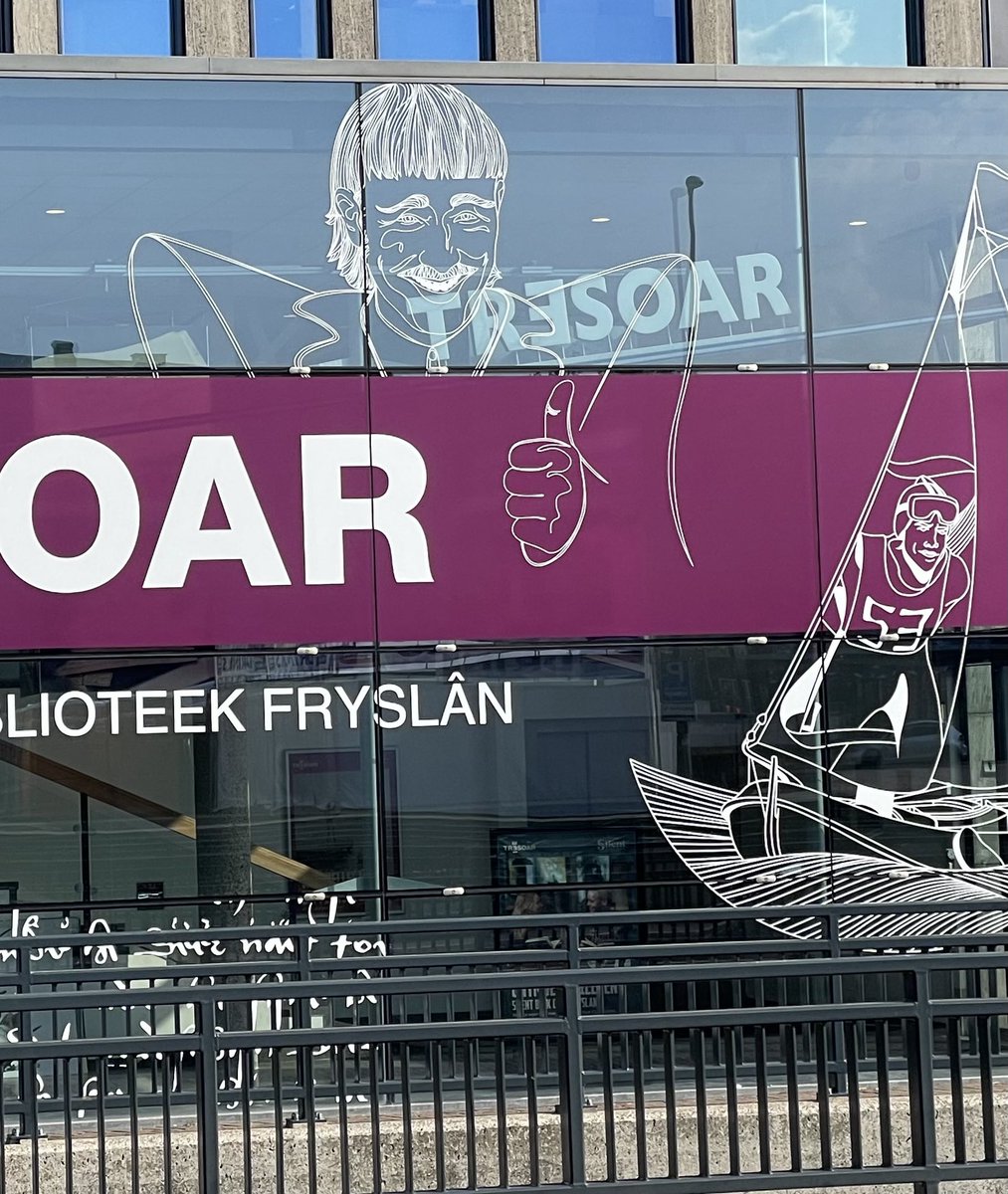 tomvanmourik's tweet photo. Leuke actie van ⁦@Tresoar⁩. Knipoog naar Joost Klein aan de voet van de Oldehove. https://t.co/ih0W7cZcQh