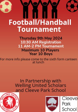 Cleeveps_PE's tweet photo. Our @fcwelling scholars have organised a combined schools football and handball tournament as part of their unit 8 @OCR_PhysEd coursework. ⚽️🏐🎓 https://t.co/6AmvHdD6Mo