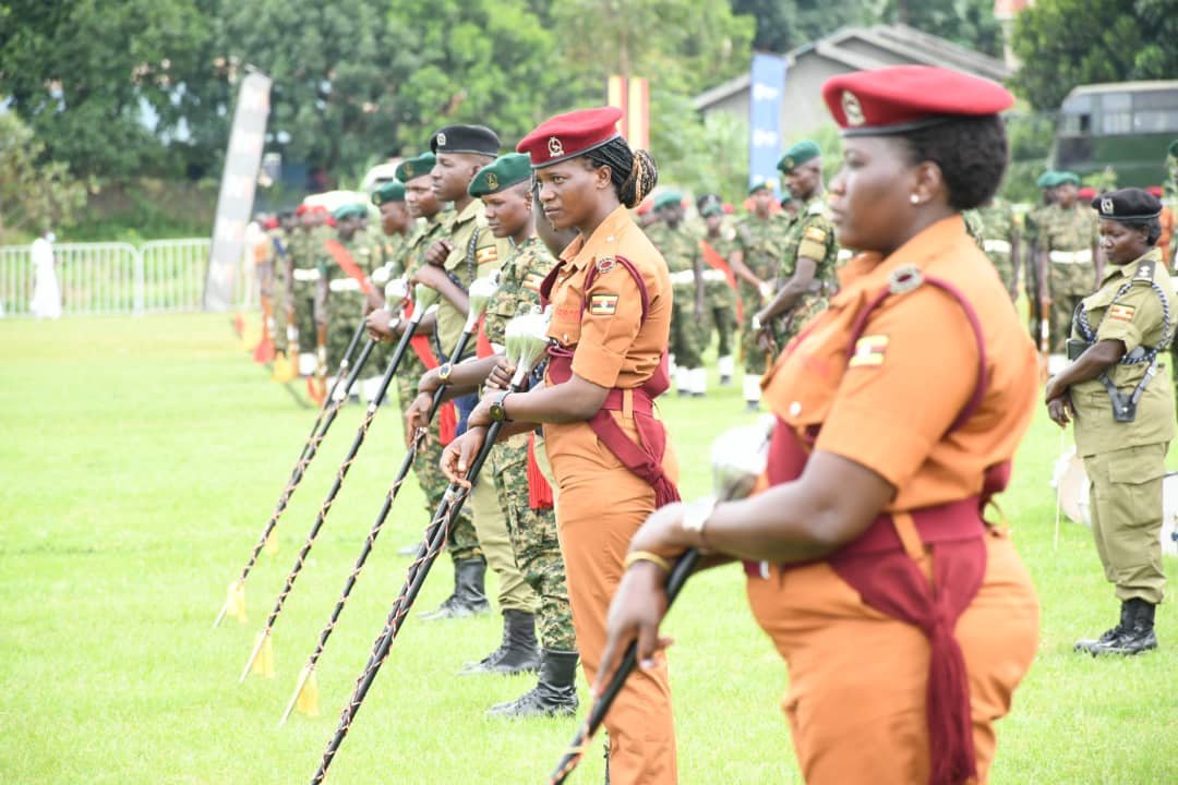 The Vice President and other senior government officials are among hundreds of guests at Kabura playground in Fort Portal City, for the national celebrations of Labour day under the theme 'Improving access to Labor Justice: A Prerequisite for Increased Productivity'.