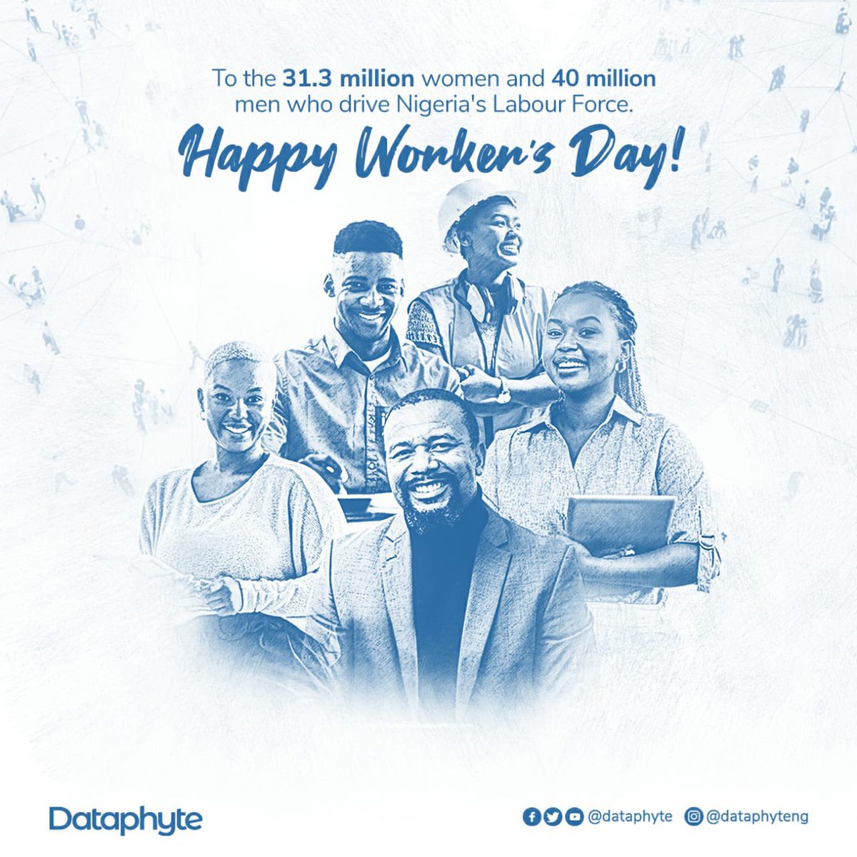Today, we celebrate the backbone of Nigeria's workforce – the 31.3 million incredible women and 40 million amazing men who pour their hearts into every task, every day, shaping their families, communities, and our nation. Thank you for your invaluable contributions to our