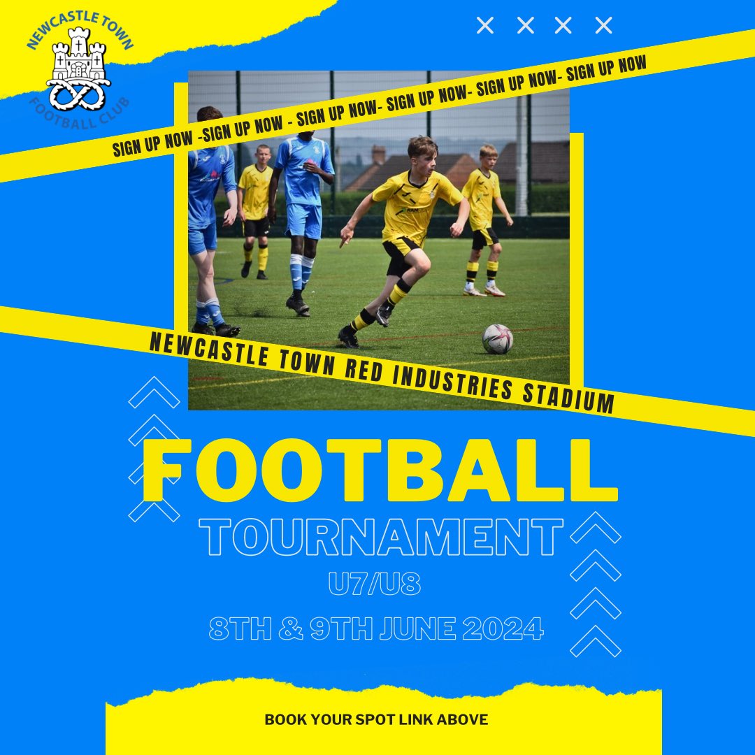🚨 TOURNAMENTS 🚨 Three exciting tournament days planned, get involved now limited spaces apply! For Stadium Tournaments Click widget.bookteq.com/newcastletownf… For Roe Lane Click widget.bookteq.com/newcastletownf…