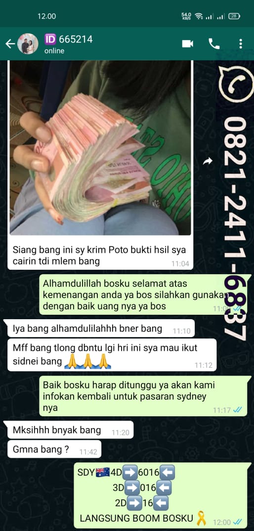 AngkaBocoranTo2's tweet photo. SAH RESULT SDY (6016)bukti jackpot para member yang sudah bergabung di layanan kami 
Yang berminat bergabung silahkan chat whatsaap 0821-2411-6837
#togel
#angkabocoran
#SDY 
#HK
#singapur
#angkajitu 
#angkatogel https://t.co/ny95fDCPkO