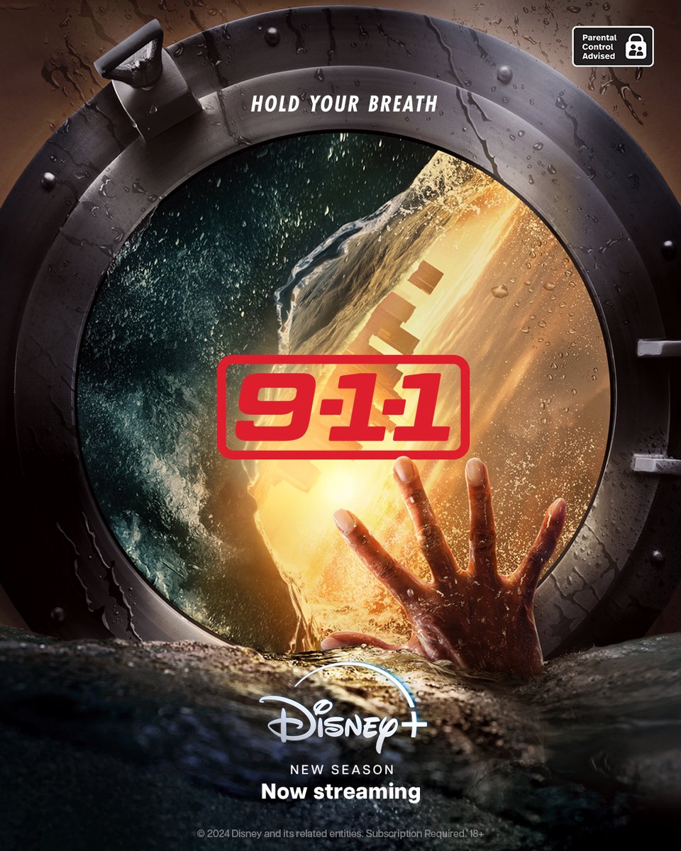 🚨 Brace yourself for an all-new season following your favourite first responders through the most frightening, shocking, and heart-stopping situations. 🚨 New season of 9-1-1 is now streaming on Disney+.