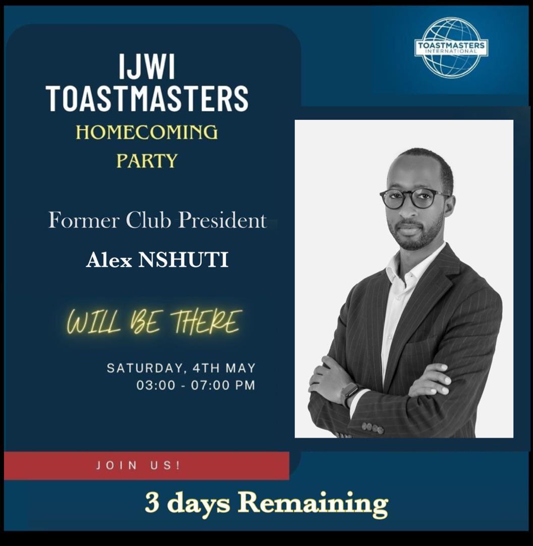 Homecoming is approaching fast! Time to reconnect with old friends, reminisce about the good old days, and create new memories. Spread the word and invite everyone for this unforgettable celebration of 13 years! 🔥🔥

#ijwihomecoming 
#publicspeaking #toastmasters #communication