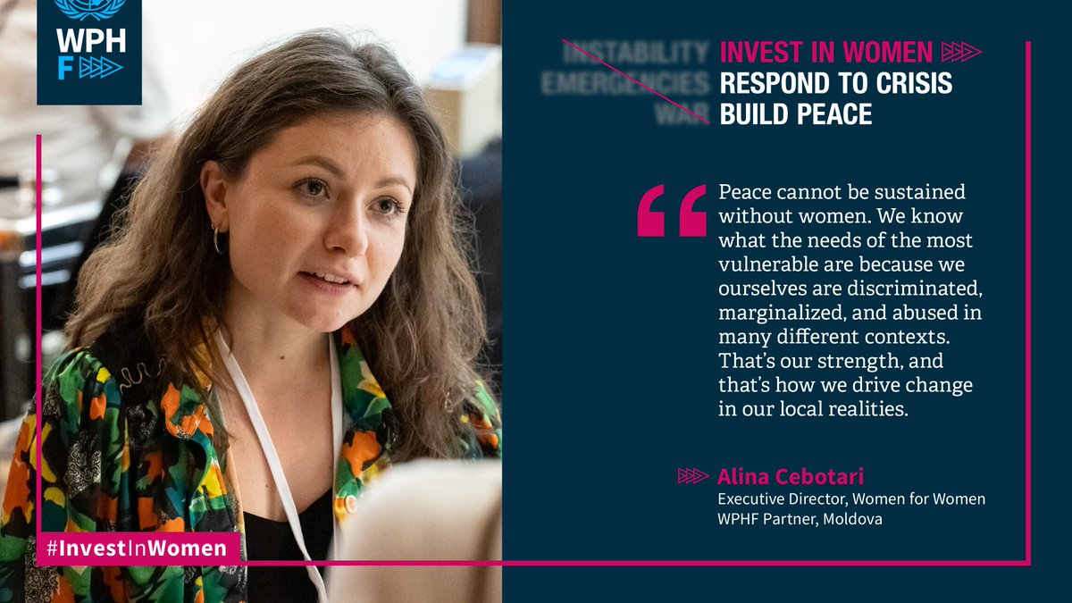 From the very first day of the war in #Ukraine, women leaders like @wphfund partner Alina Cebotari of Women for Women responded to the urgent needs of Ukrainian refugees fleeing into #Moldova. Find out how our 🤝 is boosting women's 💰 autonomy across 🇲🇩: bit.ly/3PWF7W8