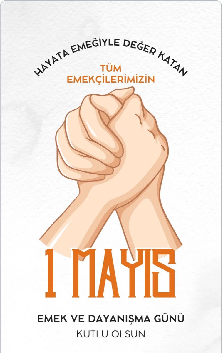 Hayatın her alanında alın teriyle ülkemizin gelişmesine katkı sağlayan işçi ve emekçi kardeşlerimizin 1 Mayıs Emek ve Dayanışma Günü'nü tebrik ediyoruz.

1 Mayıs Emek ve Dayanışma Günü kutlu olsun!
