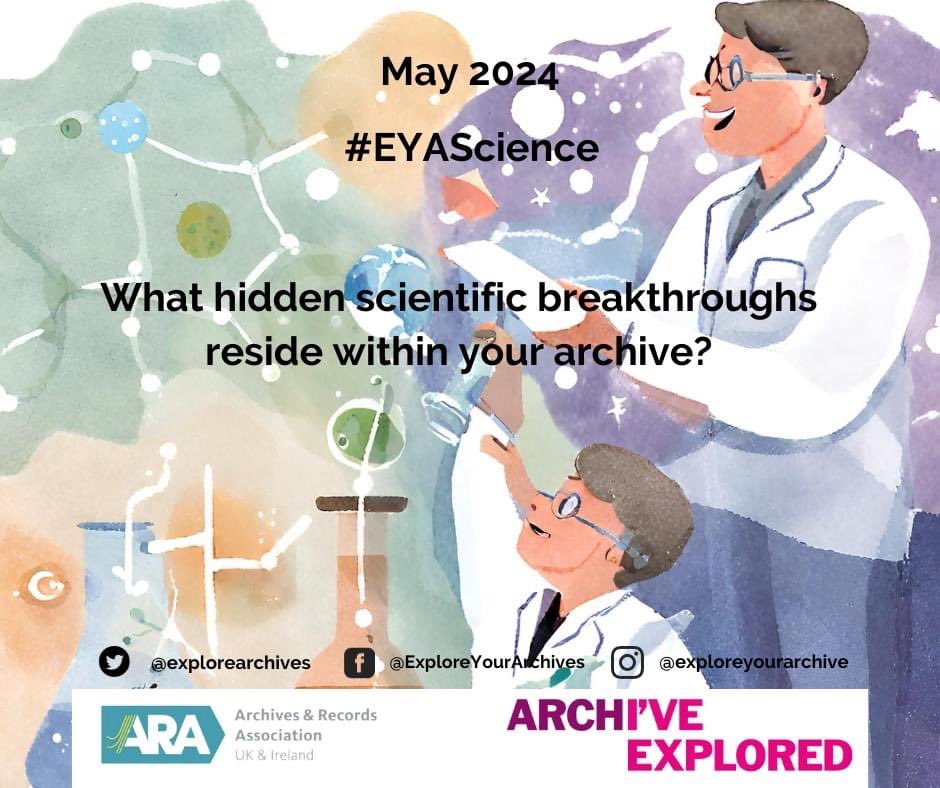 Happy May 1st!

A new month means it's time for a new theme - this month is all about #EYAScience 🔬🧬🧪

Make sure to tag us and use the hashtag, we can’t wait to see your posts! 

#ExploreYourArchive