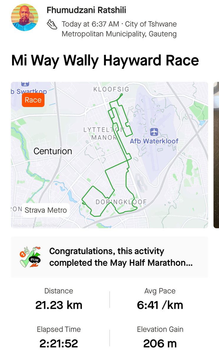 fhum_rats's tweet photo. The Mi Way Wally Hayward Race 2024 🏃🏾💨
Great performance… Imagine if I had trained🤔
#wallyhayward #MiWayWallyHarward #JRAC #JustRunningAC
#FetchYourBody2024 #motivation
#TrapnLos #Strava
#OwnRaceOwnPace
#FitnessGoals
#running
@justrunningac https://t.co/TVENy4Xx2a