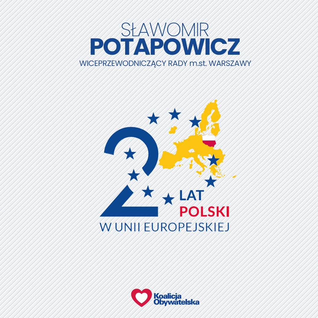 1 maja 2004 roku Polska, wraz z 9 innymi państwami, stała się pełnoprawnym członkiem Unii Europejskiej 🇪🇺. Dziś obchodzimy 2️⃣0️⃣. rocznicę przystąpienia Polski 🇵🇱 do UE 🇪🇺. #UniaEuropejska
