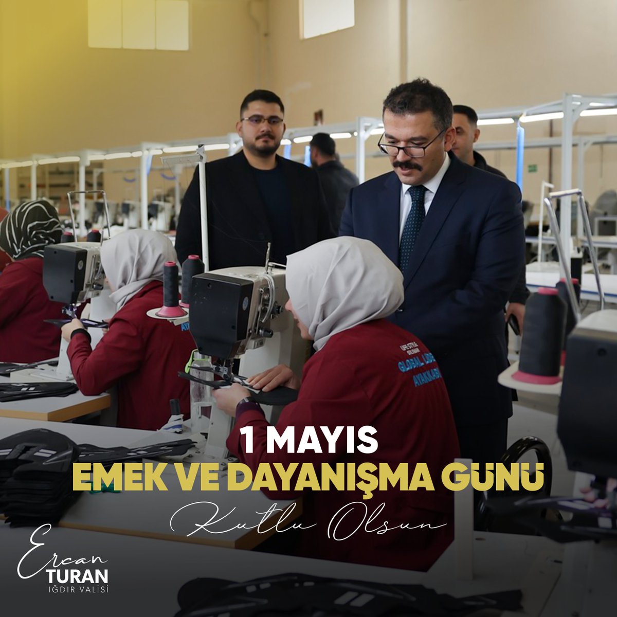valiercanturan's tweet photo. Harcadıkları emekle, döktükleri alın teriyle Iğdır’ımızın ve ülkemizin gücüne güç katan, kamu ve özel sektörümüzdeki tüm işçi kardeşlerimin #1Mayıs Emek ve Dayanışma Günü kutlu olsun.💐 https://t.co/4wZJAatraN