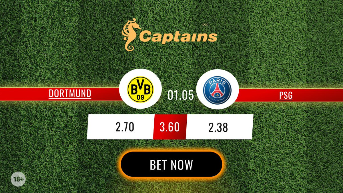 Champions League semifinals continue tonight Dortmund vs PSG Bet with Captainsbet and be part of this football saga! Register hapo👉 captainspartners.com/d8d522e32 and get bonus on your first deposit🎉 ( Larry/ #LabourDay / Kendrick/ Drake/ JKIA/ Kahawa Sukari/ Mai Mahiu/ Bayern)