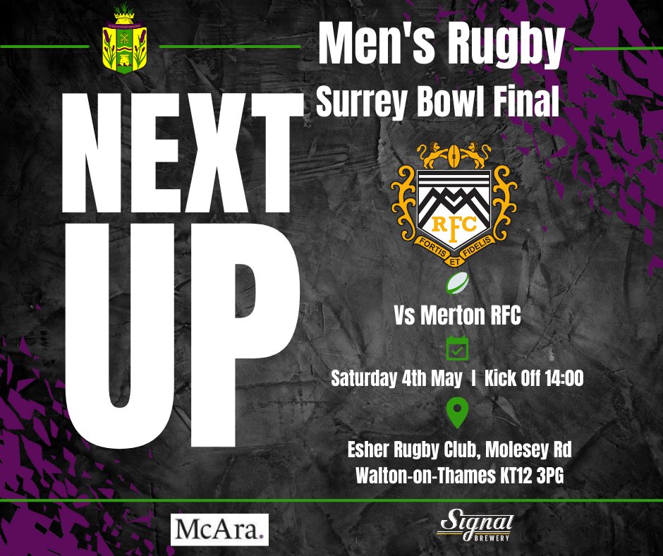 Mitcham & Carshalton Rugby Club (@mitchamrufc) on Twitter photo There's some silverware on the line in the last competitive game of the season as we get ready to take on <a href="/mertonrugby/">Merton RFC</a> in the <a href="/SurreyRugby/">Surrey Rugby</a> Surrey Bowl Final!
Honours have been even so far this season, with both sides taking the home win. This one's the decider! There's some silverware on the line in the last competitive game of the season as we get ready to take on <a href="/mertonrugby/">Merton RFC</a> in the <a href="/SurreyRugby/">Surrey Rugby</a> Surrey Bowl Final!
Honours have been even so far this season, with both sides taking the home win. This one's the decider!