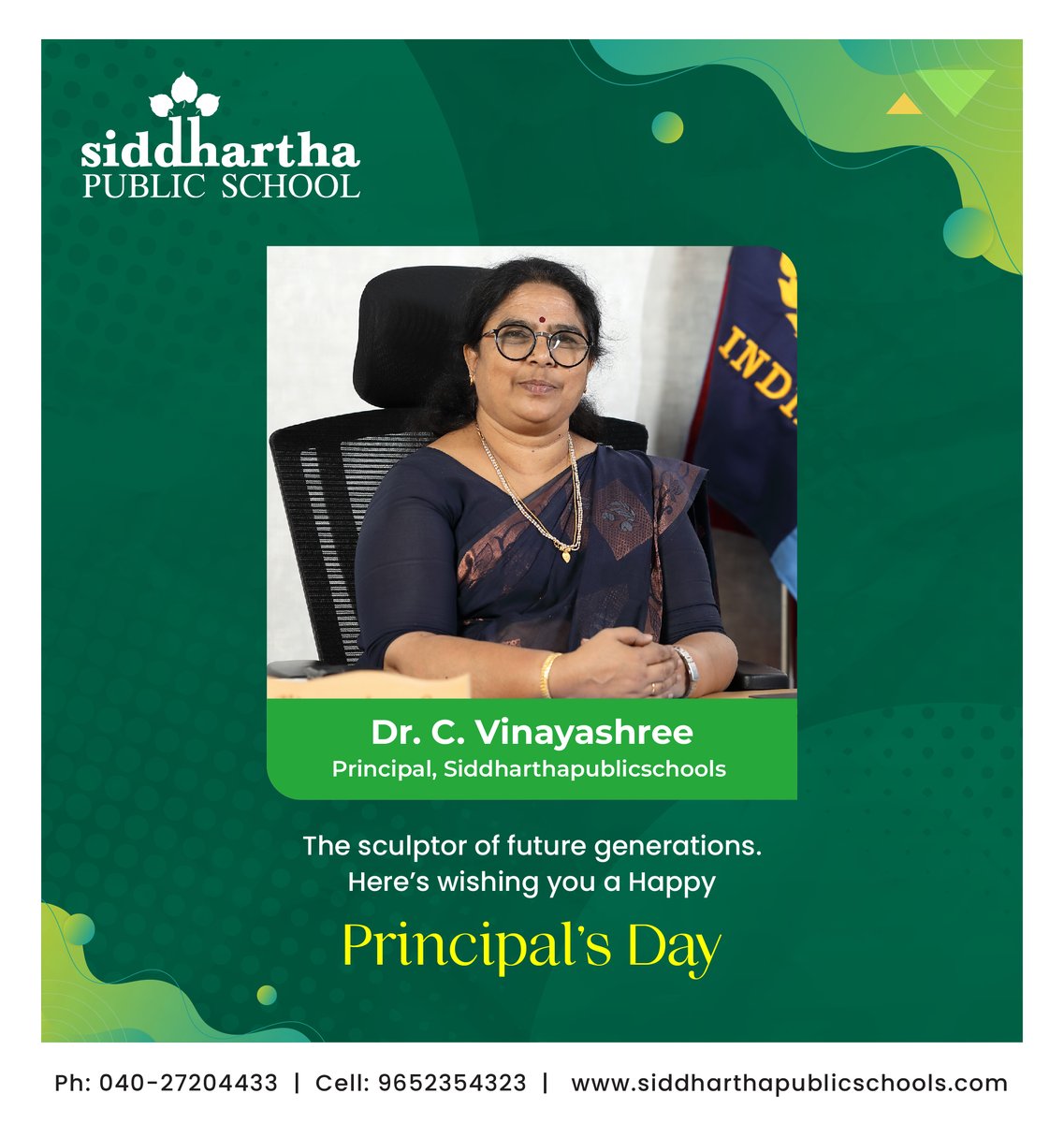 For the backbone of every school,
We want to celebrate you today.
Happy School Principal’s Day!

#Principals #PrincipalsDay #SchoolPrincipalsDay #PrincipalsDay2024