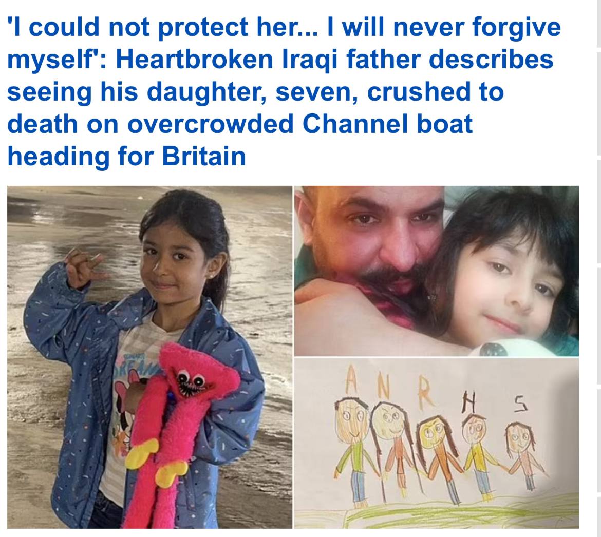 In Europe for 14 years. Refused asylum in Belgium & Sweden. Sweden was going to deport him and his family, as his hometown of Basra in Iraq is classified as a safe zone. Instead, he attempted to cross the English Channel four times with his wife and three children. Due to