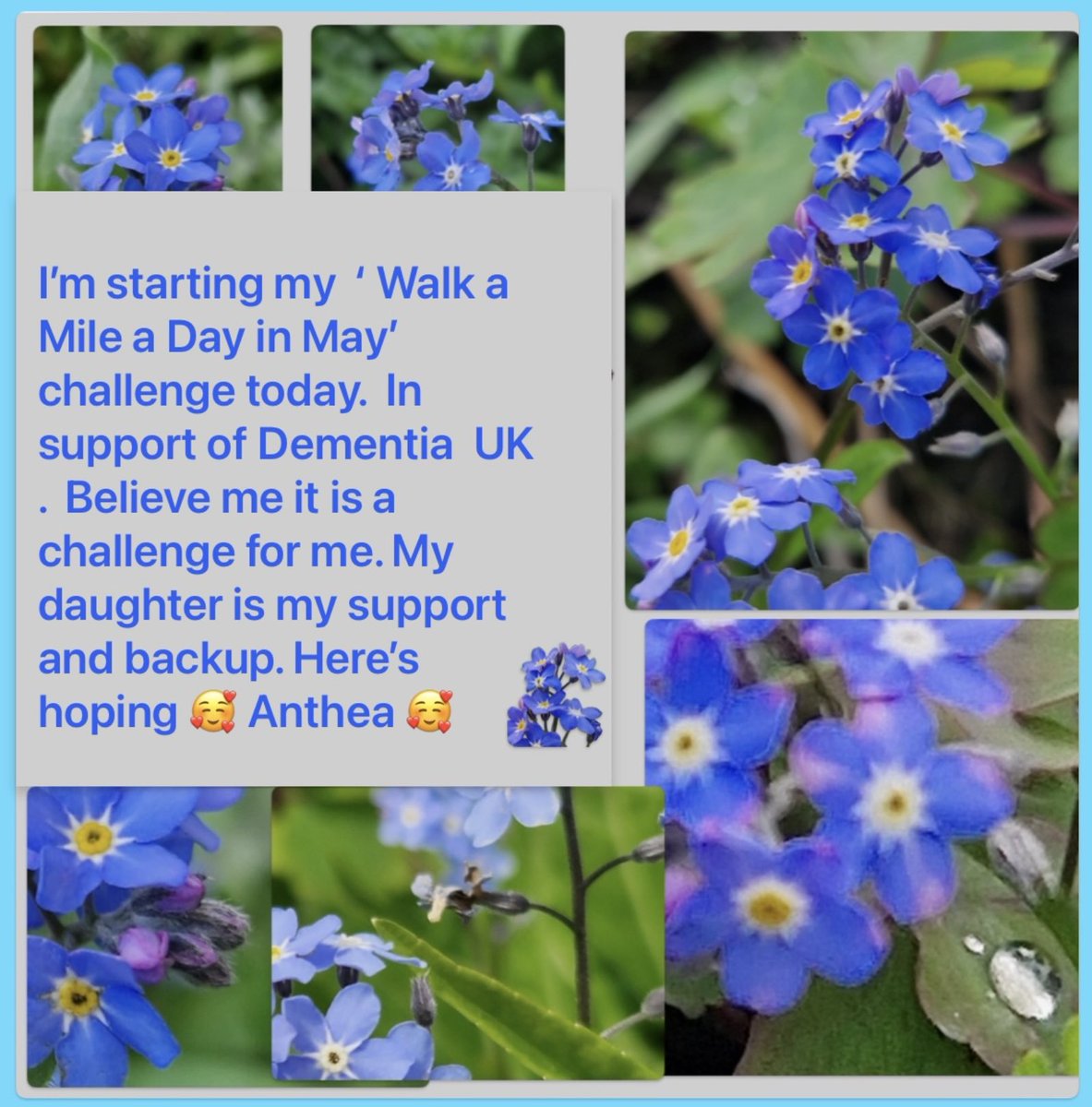 #goodmorning  again. Today I start this fingers crossed I can do it 😂🚶‍♀️🚶‍♀️🚶‍♀️🚶‍♀️#DementiaUK  #WalkAMileADayInMay  #WednesdayMotivation