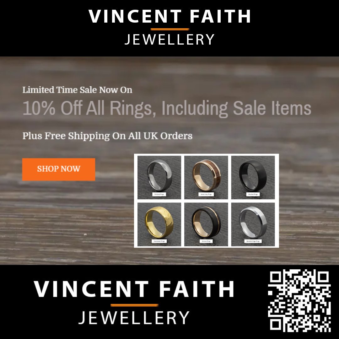 10% off all our rings at vincentfaith.com

Discount applied automatically at checkout

#weddingideas #discountcode #studentdiscount #discount #coupon #vincentfaith #promo #code