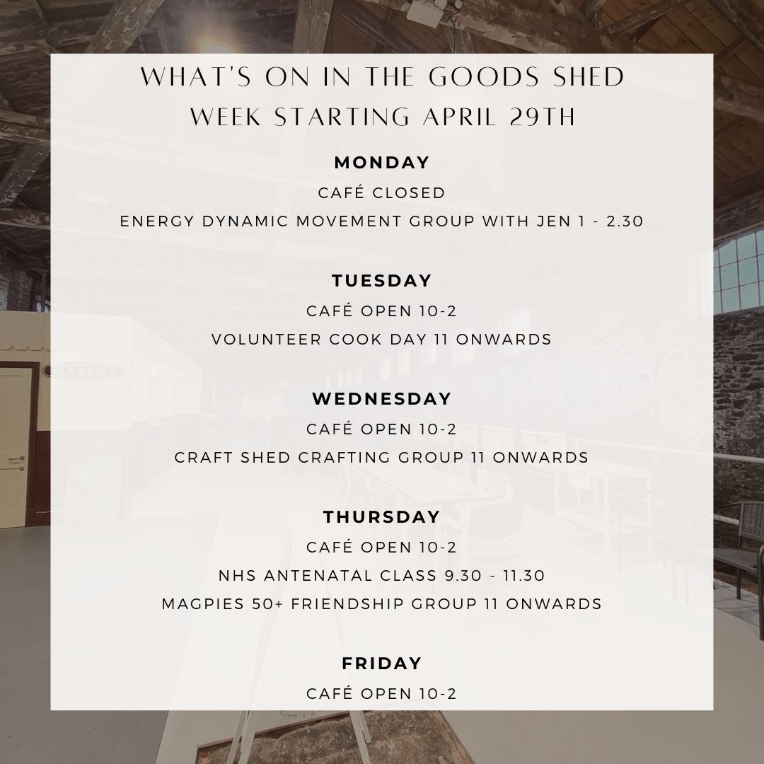 🌟 Another busy week at the Goods Shed! 🌟 Our café seating area has an actual train for a unique dining experience! 🚂 🌟 Wythnos brysur arall yn y Sied Nwyddau! 🌟 Mae gan ein hardal eistedd caffi drên gwirioneddol ar gyfer profiad bwyta unigryw! 🚂