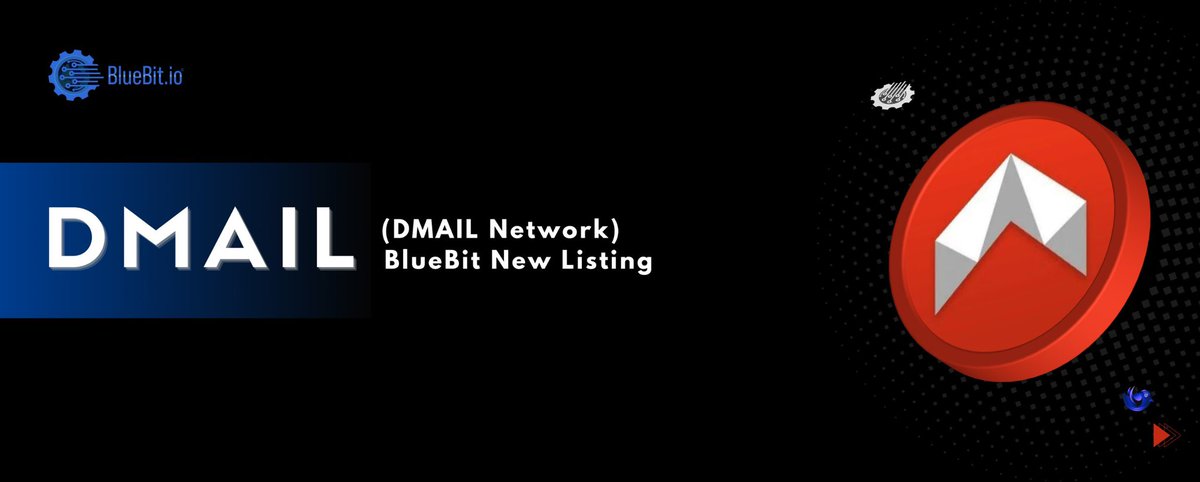 We welcome @Dmailofficial addition to our spot market, trade DMAIL/USDT on #BlueBit.

   🔹 Trading pair: DMAIL/USDT
   🔹 Trading will open on 2024-05-02 at 14:00 (UTC)
   🔹 Deposit will open on 2024-05-02 at 12:00 (UTC)
   🔹 Withdrawal will open on 2024-05-03 at 12:00 (UTC)