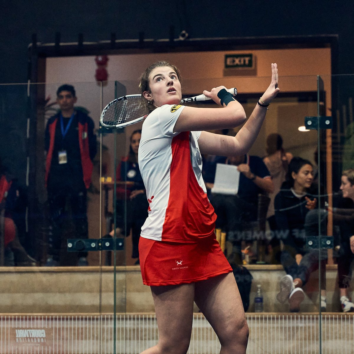 🇨🇭 The @EuropeanSquash Team D1 & D2 Championships have begun in Uster, Switzerland 📺 Courts 4 & 6 are streaming live and free on WORLDSQUASH.TV right now, while more viewing options are available at europeansquash.com