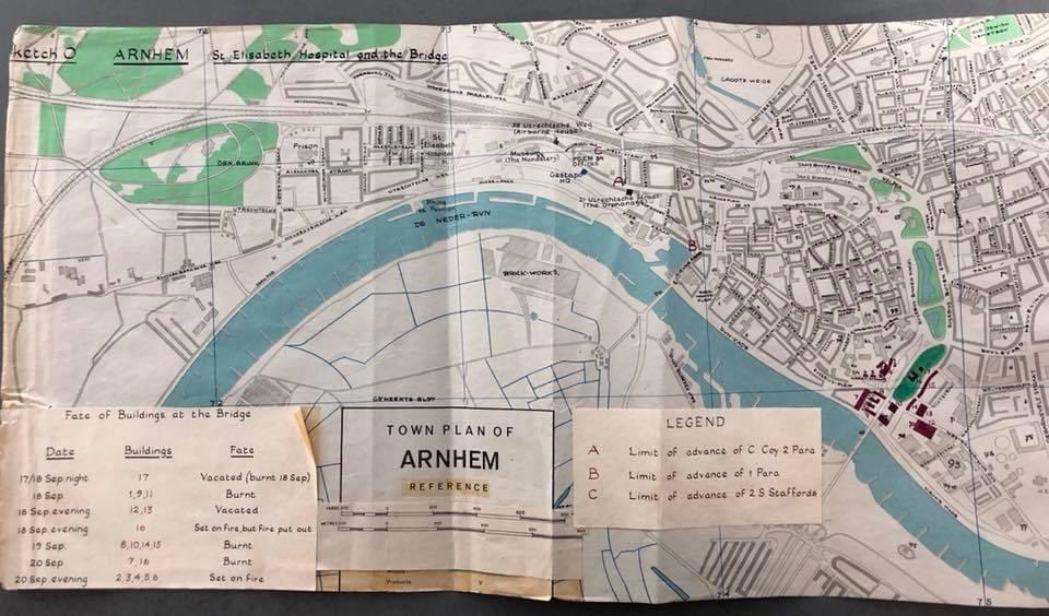 Oh look what I found this morning to share with you …. Arnhem map!