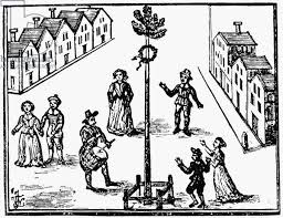 During the 1600s, the parish clerk at Myddle told May Day revellers that it was 'As great of a sin to set up a maypole as it was to cut off the king's head'  He tried to halt the celebration but was dismissed from the village and fined for his words. 

#Folklore #Shropshire