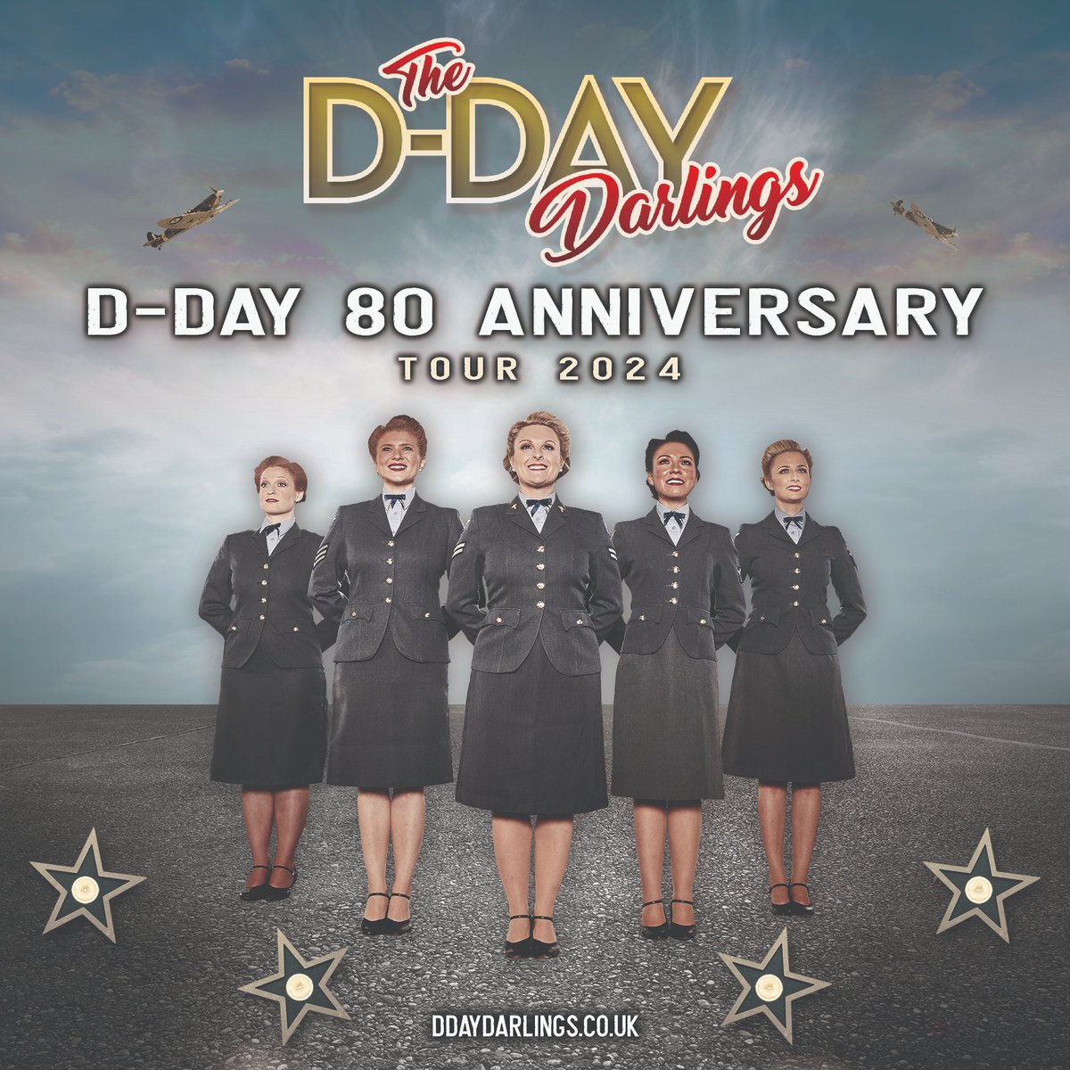 The wonderful @TheDDayDarlings are bringing their brand new show marking the 80th anniversary of D-Day to #Halesowen on Fri 21 Jun 🇬🇧 🎟️ boroughhalls.co.uk/the-d-day-darl…