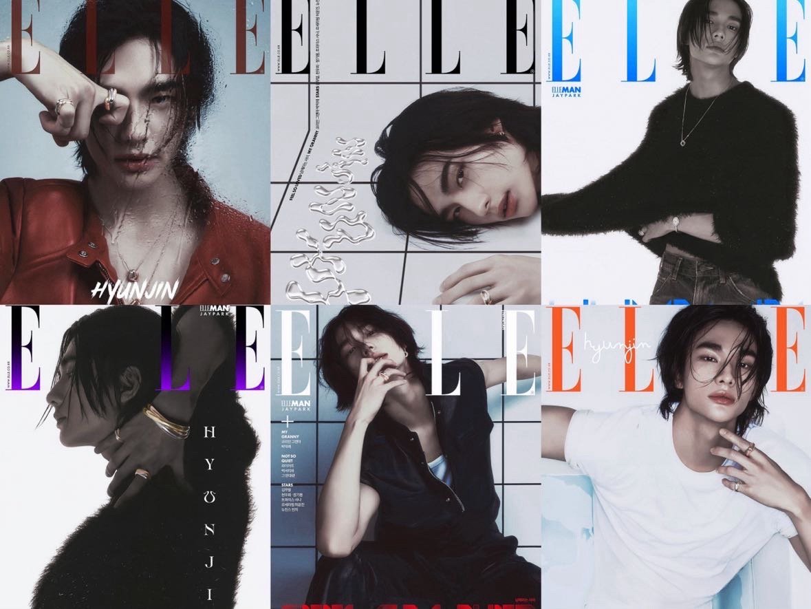 Cartier Trinity series was born a century ago. Cartier launched a global plan 4 ELLE in USA,UK,France,Italy,Korea,China,Japan,Spain,Тaiwan,HongKong,Germany,Singapore,Turkey,Australia,Arab,Vietnam.The level&quantity of #Hyunjin 's covers are considered unprecedented in this series