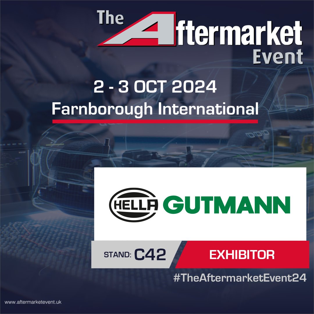 We are pleased to announce @Hella_GB will be exhibiting at The Aftermarket Event 2024, the team will be available to chat on stand C42! #TheAftermarketEvent24 #Aftermarket