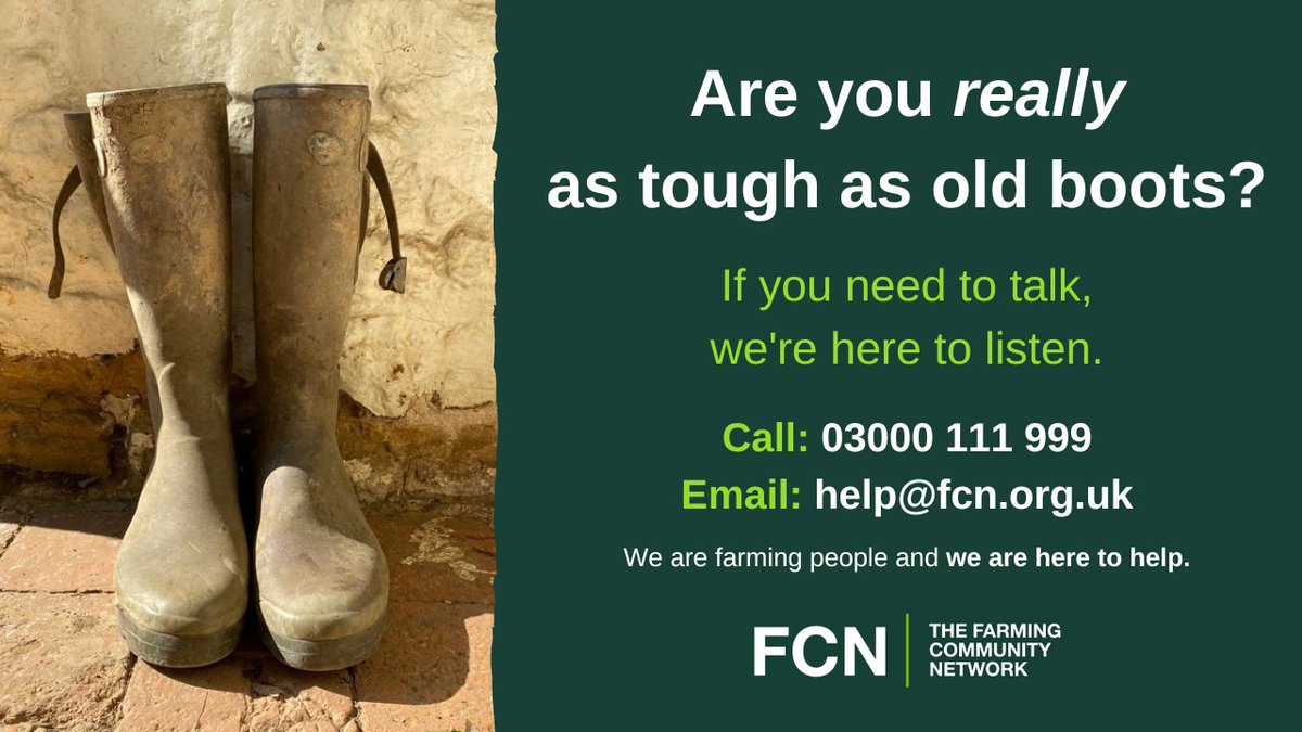 FCN helps hundreds of farmers and farming families each year with a wide range of issues and worries. We are here to support you, to walk with you, and to help you find a positive way forward. If you need to talk, we are here to listen - 365 days of the year.