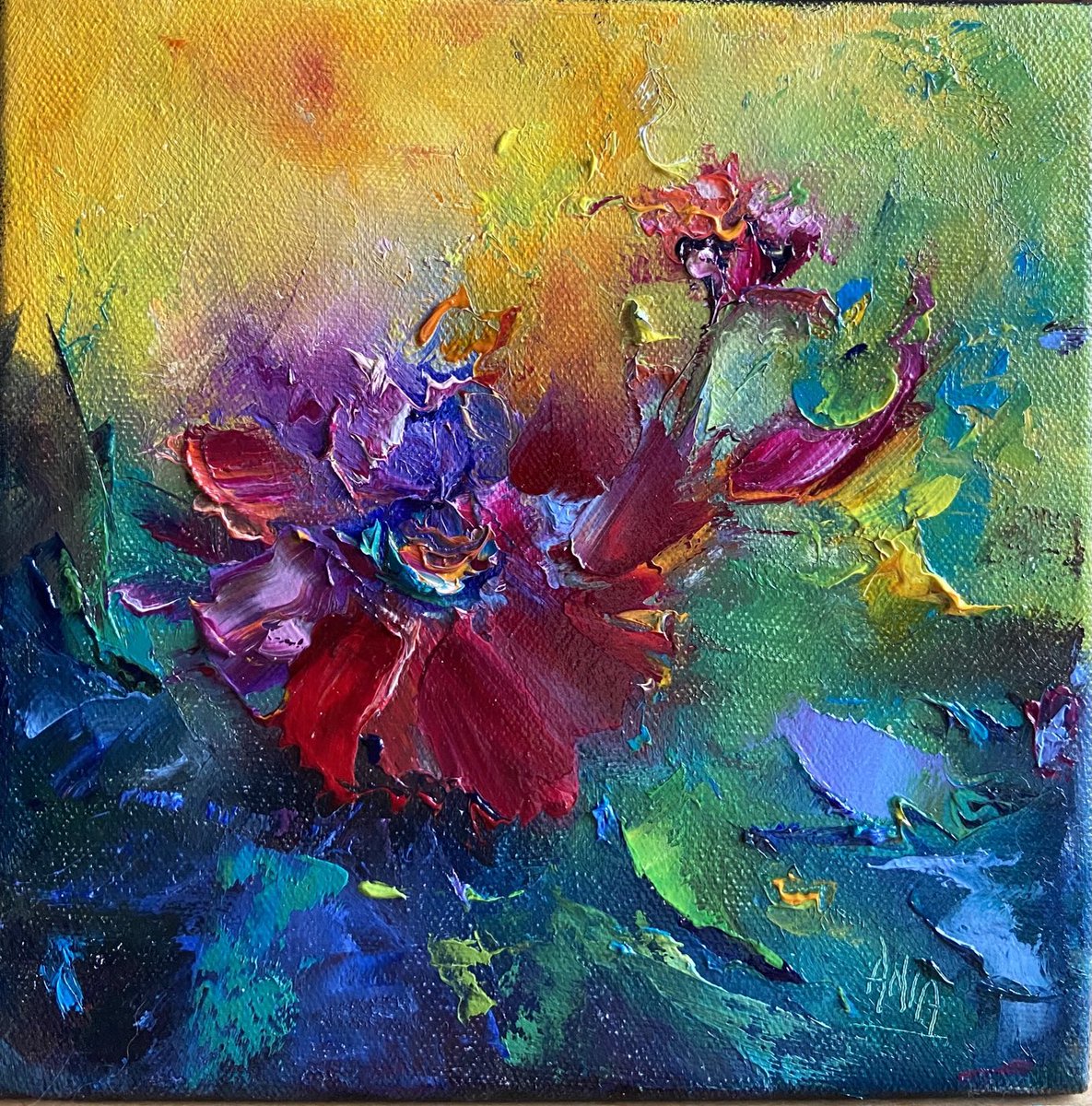 'Whispers of the Soul: Blooming in Harmony'
This unique artwork reflects a delicate soul with big dreams. With its vibrant colors and intricate design, it's sure to capture your imagination.🌸 Perfect for adding a touch of mystery or as a unique gift!

paintingsbyanna.etsy.com/listing/168369…