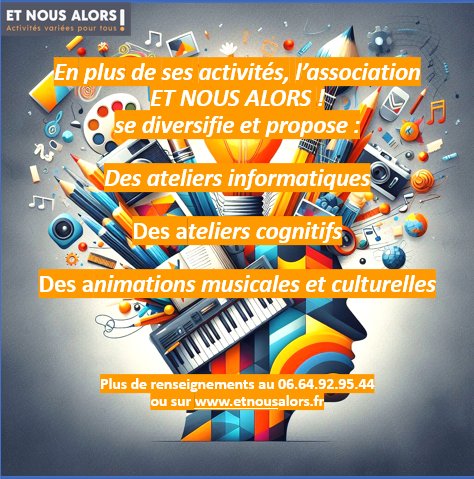 CCAS, résidences séniors, entreprises, EHPAD.... N'hésitez pas !