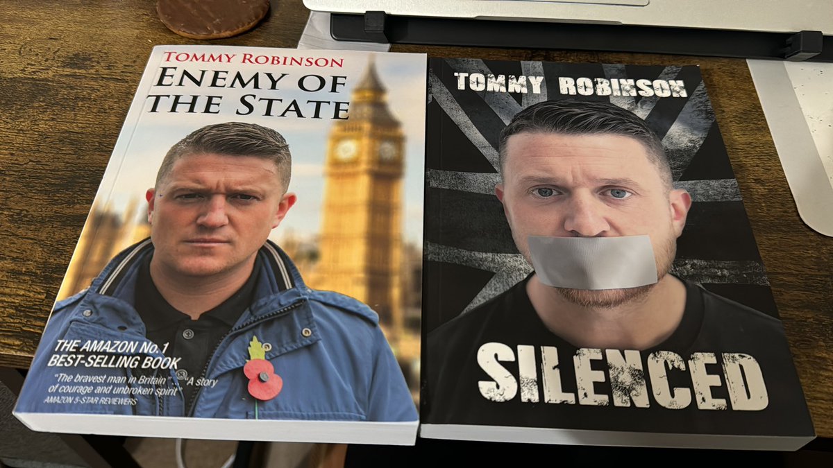 Received my signed copies this morning. Thank you <a href="/TRobinsonNewEra/">Tommy Robinson 🇬🇧</a> It’s important to educate yourself in all matters especially truth and freedom.