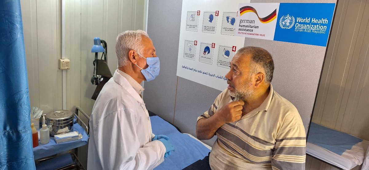 Thanks to funding from 🇩🇪 , #WHO Syria has continued its emergency health response in #Syria, providing life-saving support to those most vulnerable and in need.