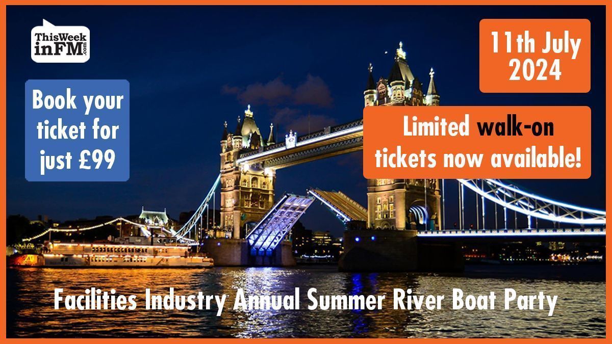 We only have limited walk-on tickets remaining for 2024's #FMBoatParty 🛥️ Each year, several of our 400+ guests attend with single tickets or in small groups. Join us aboard London’s largest party boat 🎟️ buff.ly/4acshLc #FM #FacMan #FacilitiesManagement