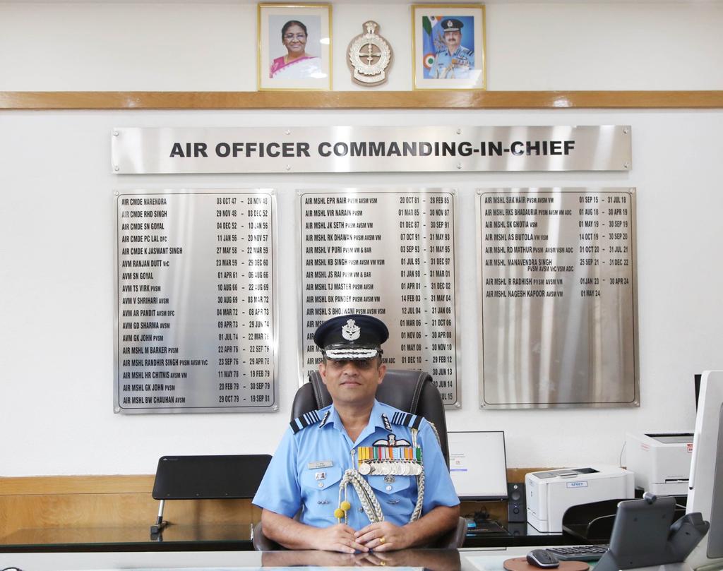 Air Mshl Nagesh Kapoor AVSM VM, took over as the Air Officer Commanding-in- Chief, Training Command, IAF. A Qualified Flying Instructor with over 3400 hours of flying and a Fighter Combat Leader, he succeeds Air Mshl R Radhish, who superannuated on 30 Apr 24.