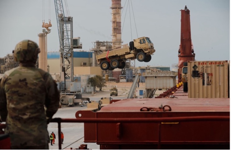 Exercise #AfricanLion is off and running, Folks! 

Here we see @USArmy vehicles arrive at the port in Gabes, Tunisia, marking the 20th anniversary of @USAfricaCommand’s premier and largest annual, combined, joint exercise, with more than 8,100 participants from over 27 nations.