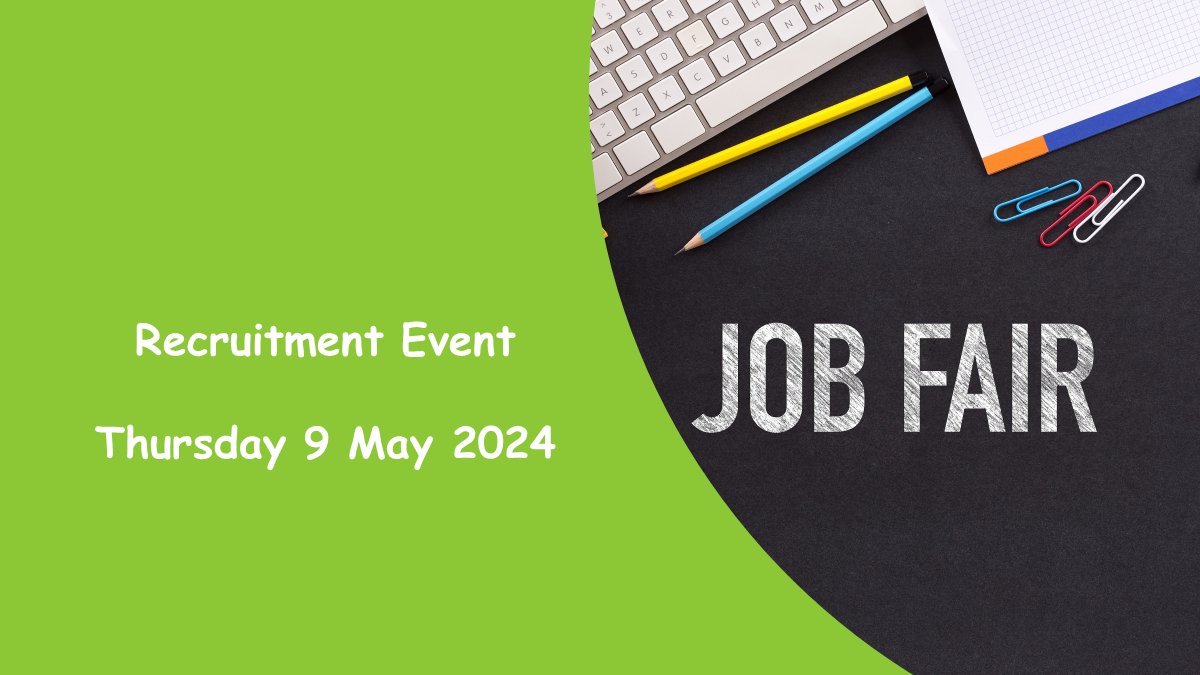 Recruitment Event 

Join us and meet face to face with local and national employers who have current vacancies to fill.

Thursday 9 May
10:00am to 1:00pm
100 Temple Street, Redcliffe, Bristol, BS1 6AG

Contact your work coach for full details

#BristolJobs #JobsFairs