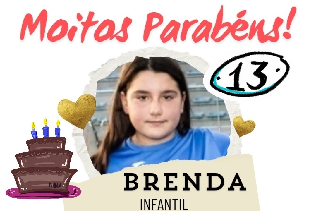 E neste festivo de tanta loita, temos de aniversario a nosa xogadora do equipo #Infantil Brenda! 🤩💥🥳 Moitísimos parabéns, artista! 🎂🥰💙💜 #EscolaCabrejo #ConcelloDeCamariñas