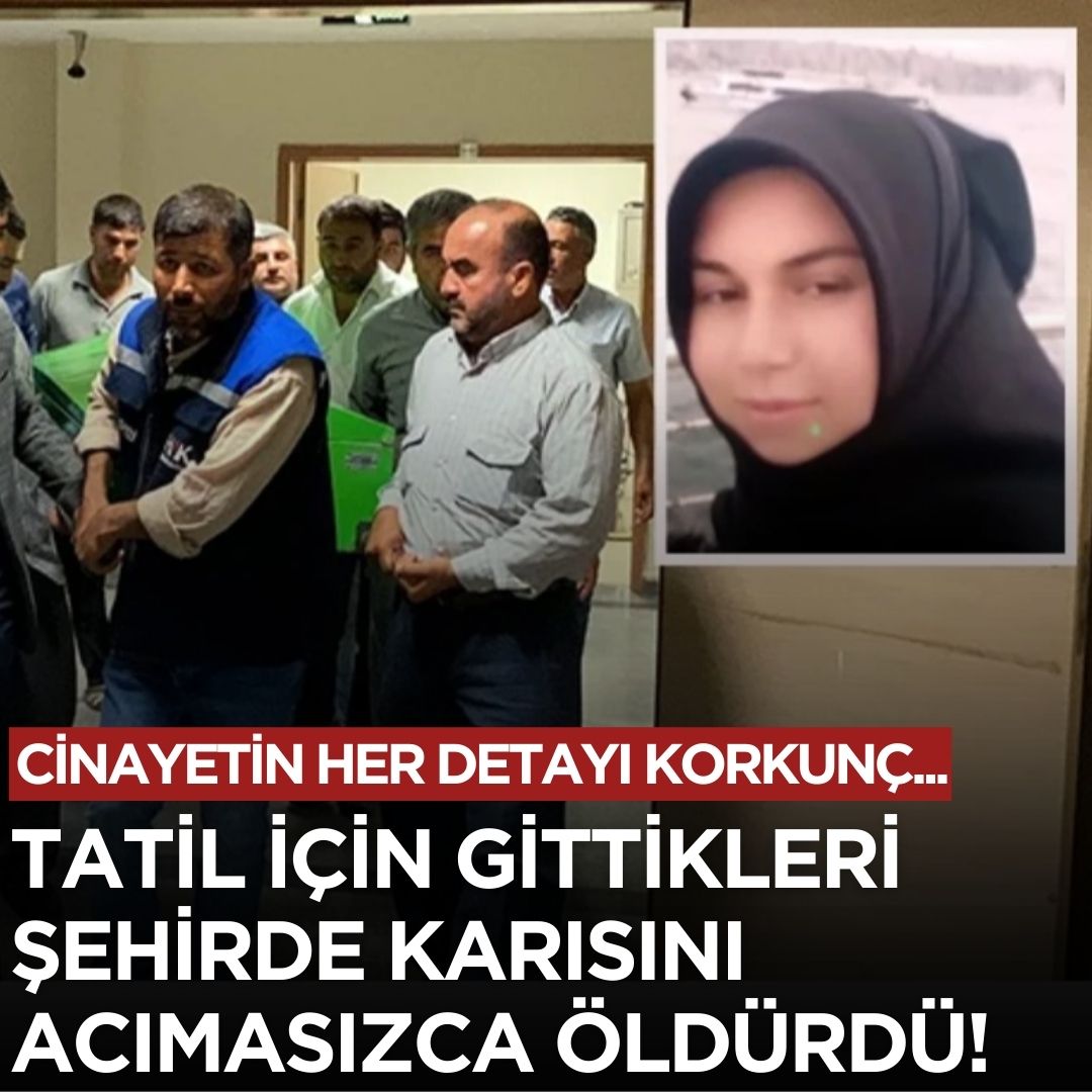 Tatil için gittikleri şehirde karısını katletti! Cinayetin her detayı korkunç...
webursa.com/turkiye/tatil-…