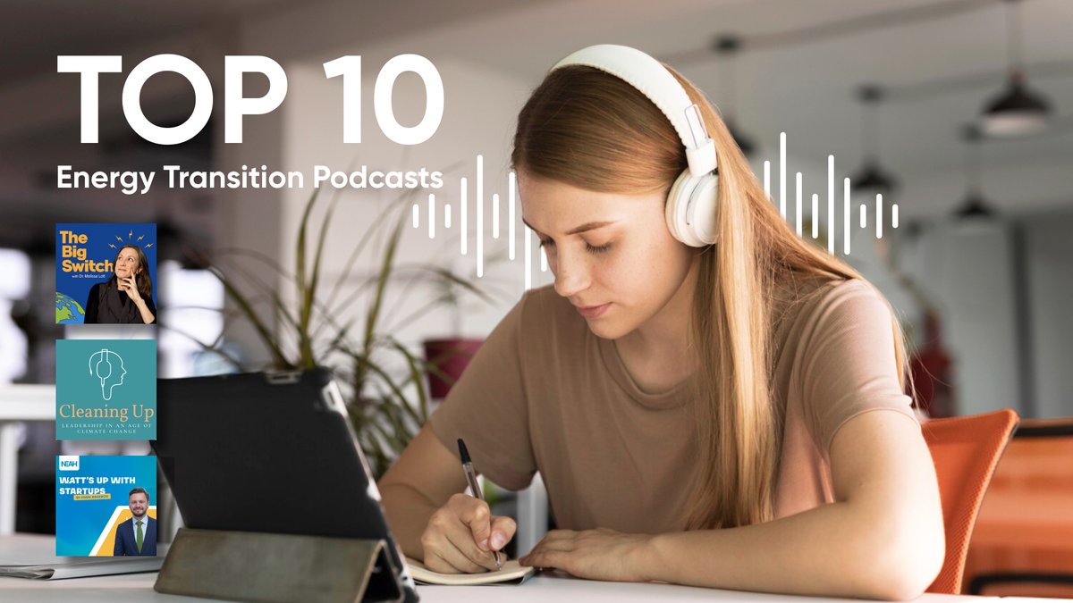 Check out the #top10 Energy Transition Podcasts! 🎧 Dive into the future of energy with our top 10 picks for energy transition podcasts! Whether you're a professional in the field or simply eco-curious, these shows are your gateway to the innovations and ideas driving us toward…