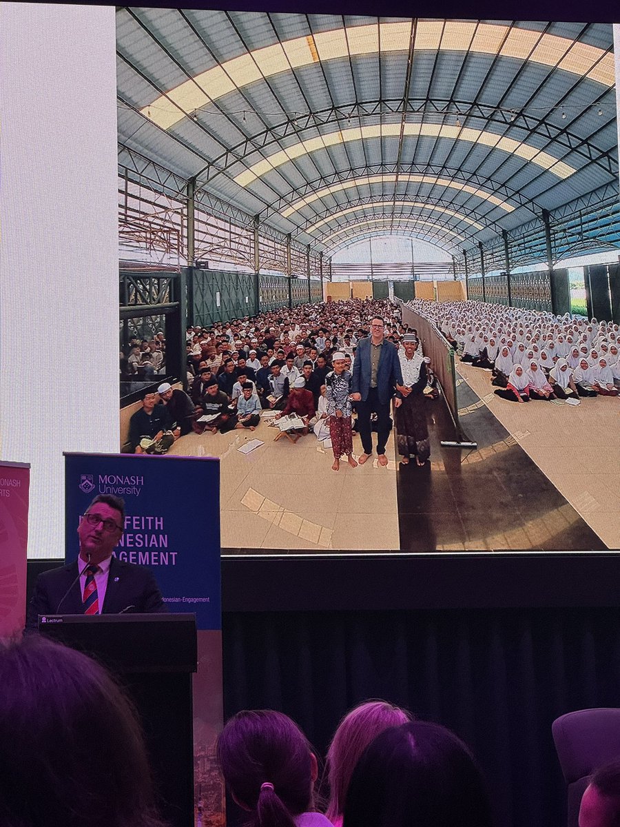 “It's my role to try & open up other angles that Australians ought to have the opportunity to know & get to put some other images of Indonesia into circulation & I take this event as an opportunity to do this.” Congratulations Prof Julian Millie on your inaugural lecture tonight.